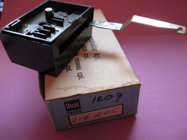 dual turntable part main switch 214205 1210 1216