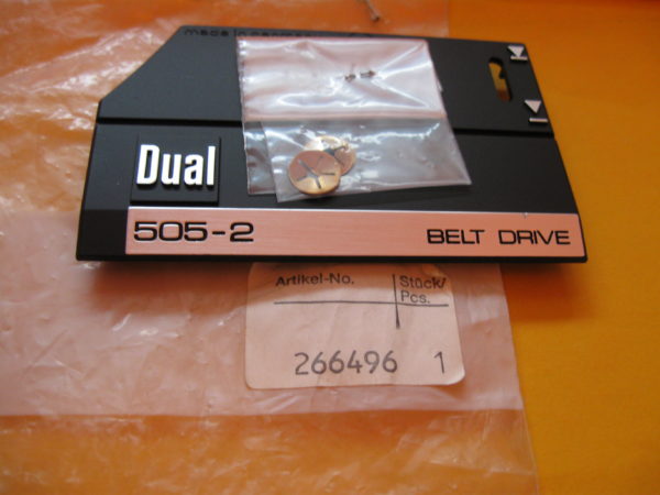 dual turntable part-top plate Dual 505-2 266496