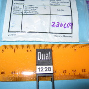dual turntable part-Dual 1228 badge 230669